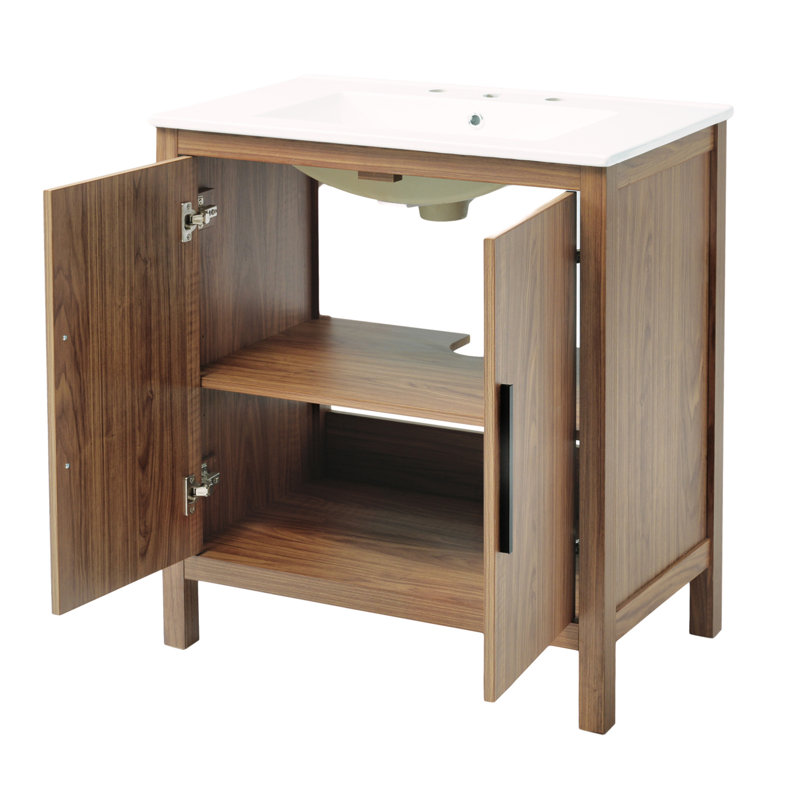 Charmant meuble-lavabo multifonctionnel de fabrication solide