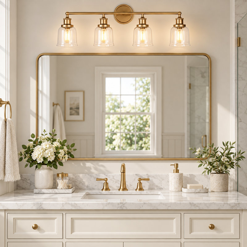 Denroy 4 - Light Dimmable Bathroom Vanity Light