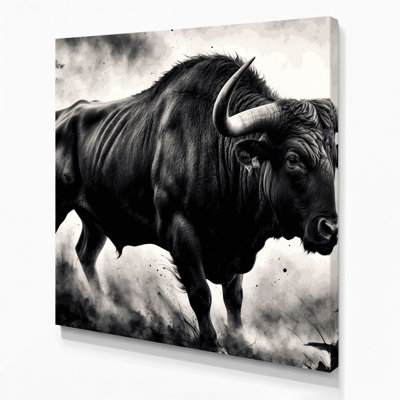 Art mural sur toile Wildlife Gaur