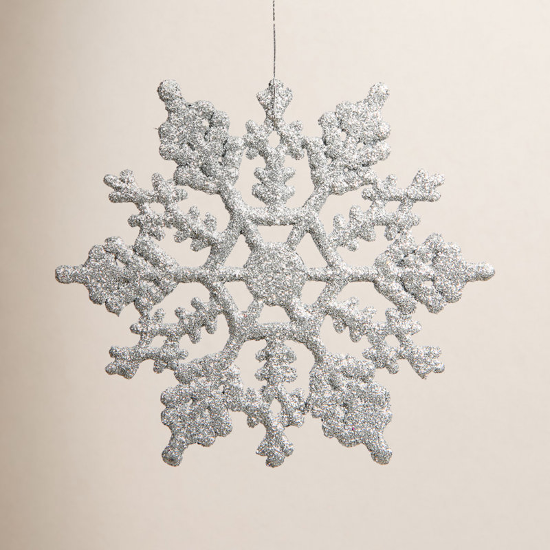 4" Shatterproof Holiday Ornament, Silver