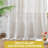 Wool-like Feel White Semi Sheer Rod Pocket Curtains (Set of 2)-1167246604