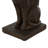 Cole And Grey Resin Frowning Cat Decorative Bookends With Copper Accents