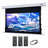 Evanesce White 110" diag. 16:9 Electric Wall/Ceiling Mounted Projector Screen-100669235