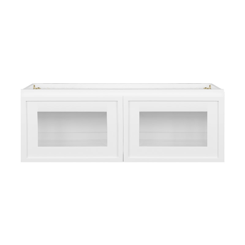 Armoire murale blanche Koville GD-W3312, H 12 po x l 33 po