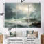 «Ocean Coastal Fury Storm» - ensemble d'art mural tempêtes-107767977-107767979