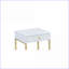 Table basse blanche avec tiroir Ceara Porte vitrée, rangement polyvalent peu encombrant pour le salon