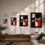 Dynamic Geometry Geometric - Framed Print-2138183188-2138183193