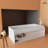 69" x 36" Solid Surface Stone Freestanding Soaking Bathtub