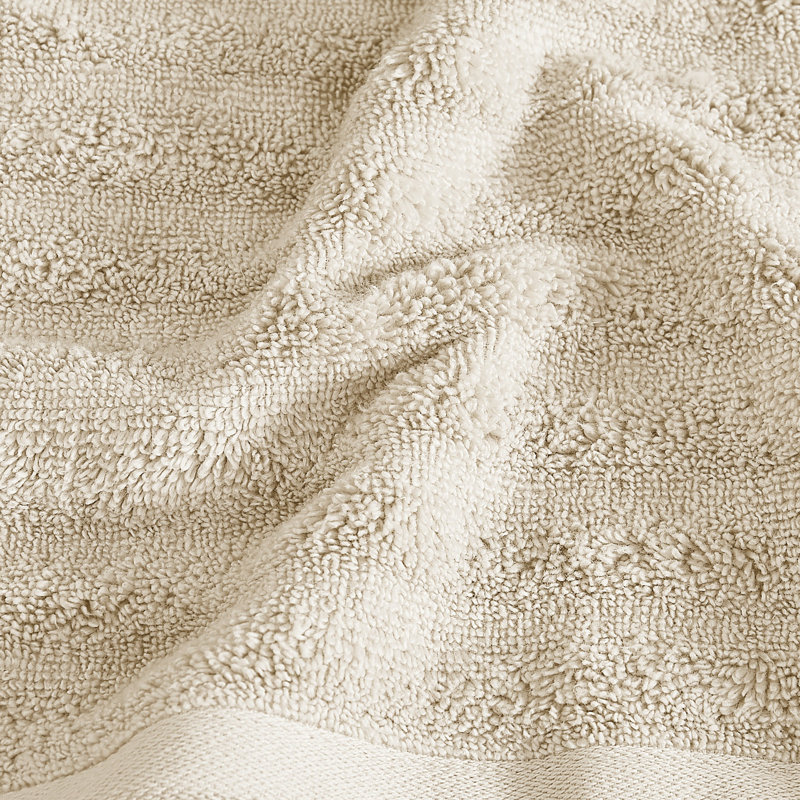 Sergio Zero Twist 6 Piece Towel Set, Beige