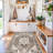 Rug Hallway - Washable Kitchen Vintage Stain Resistant Rugs Indoor Ultra-Thin Soft Floor Mat Non-Slip Rubber Backing Carpet for Bathroom Living Room Bedroom (Beige)-1986832140
