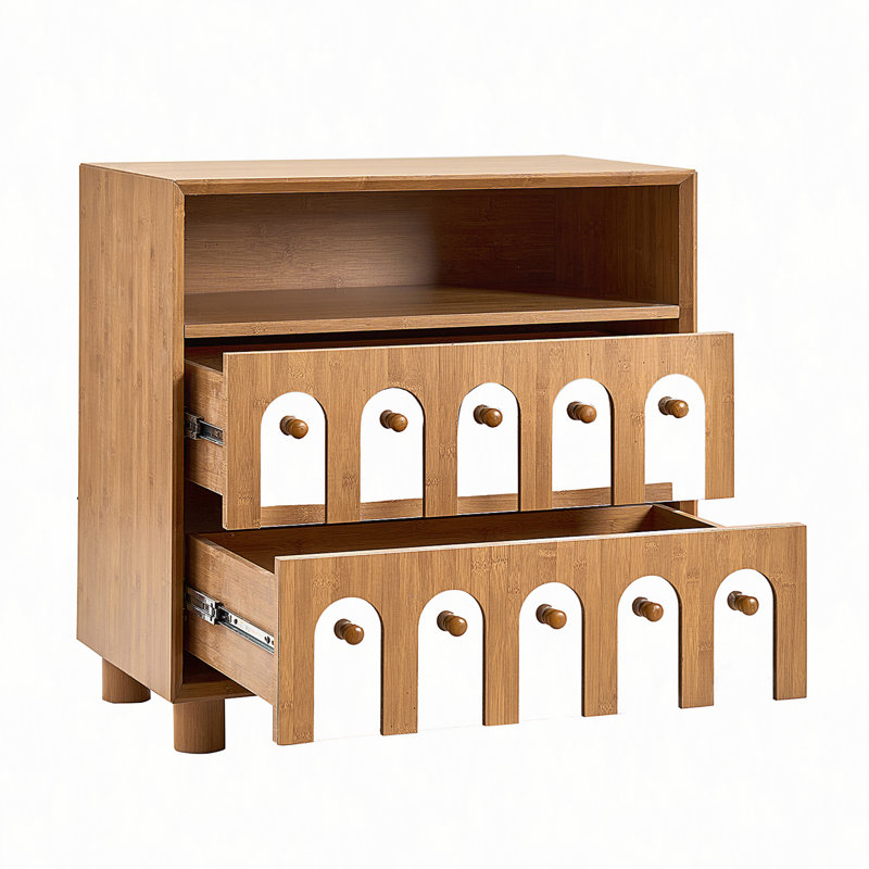TWO DRAWERS NIGHTSTAND