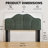 Upholstered Headboard Adjustable Height & Width Bed Head Backrest-1967467779-1972161563