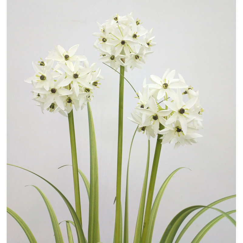 99cm Flowering Tree in Metal Planter