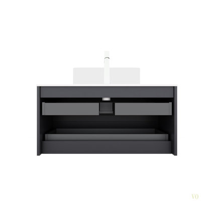 Armoire murale en contreplaqué 36 "sans lavabo