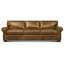 Bordeaux Leather Sofa-72458928-72461611