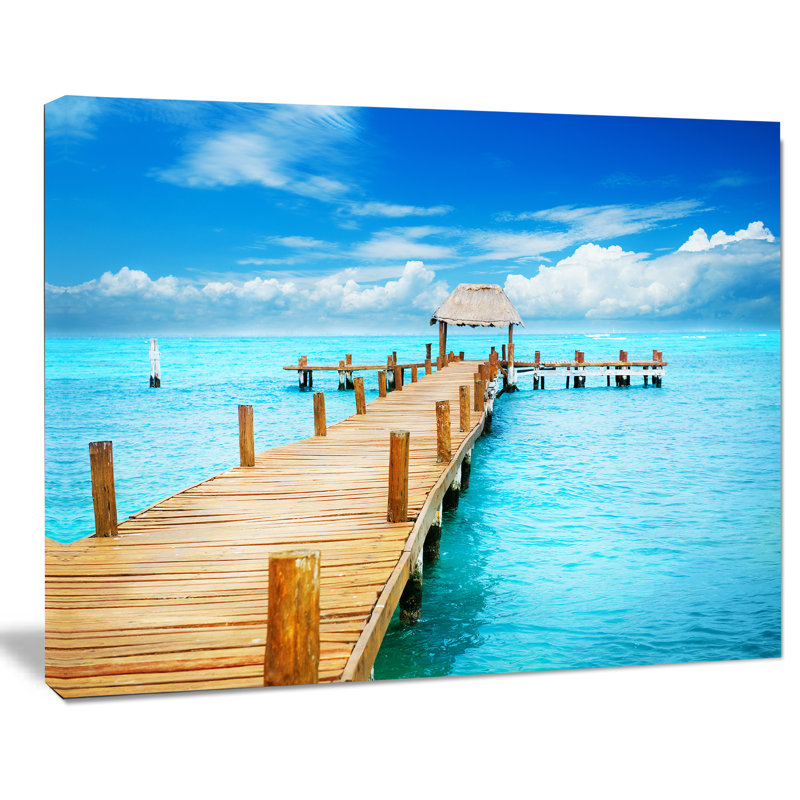 « tropic paradises », reproduction de photo sur toile tendue "mexico", H 8 po x l 12 po x P 1 po