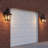 Matte Black Outdoor Wall Lantern Sconce with Clear Glass