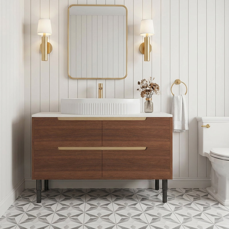 Meuble-lavabo 36 po avec lavabo en céramique