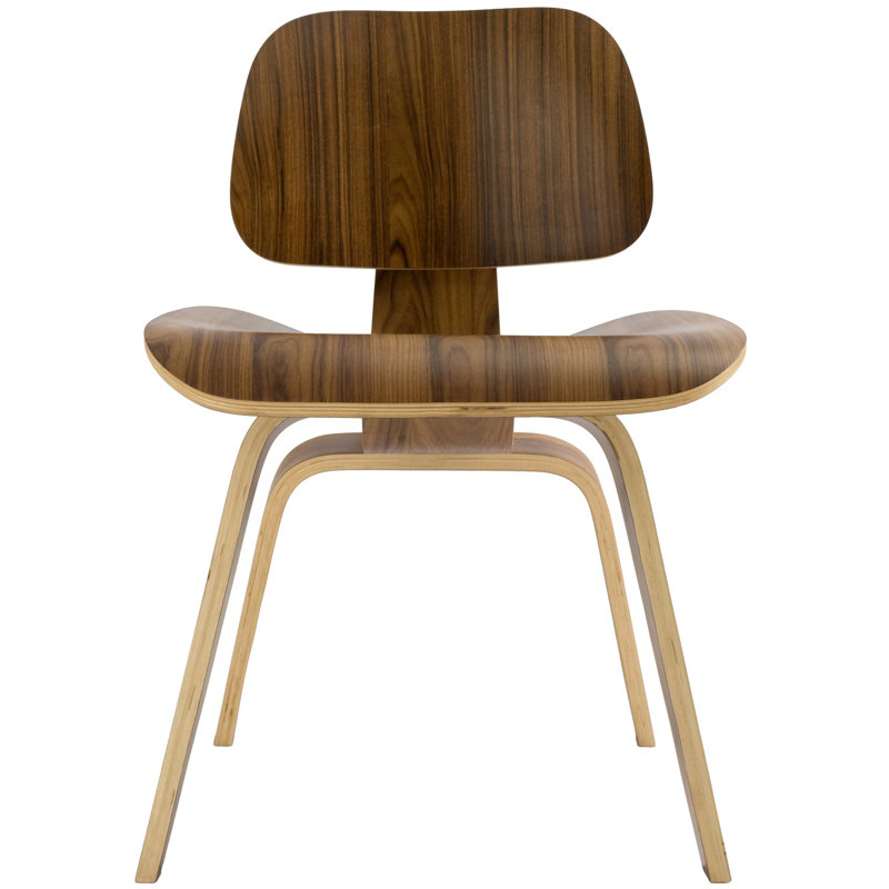 Wilkin Ash Stacking Side Chair, Walnut