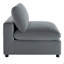 Fauteuil de chambre sans accoudoirs Caylie - gris anthracite-1945346211