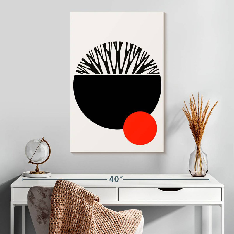 Avery Abstractika - rouge / noir, H 30 po x l 20 po