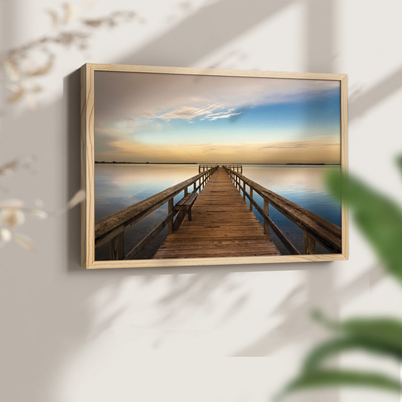 Terre Ceia Bay -Framed Print - Restickable, 8" H x 10" W, Natural