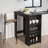 Bar Table With Open Shelves