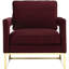 Fauteuil en velours l 33,5 po Isabel-135003546