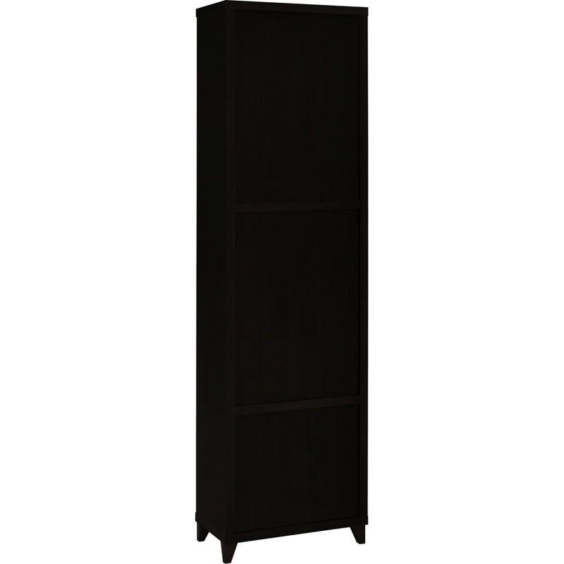 Tour de rangement multimédia Cappuccino - Tablettes horizontales pour une commodité moderne