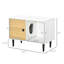 Maison pour chat en bois avec base surélevée, coussin moelleux pour chatons, espace de rangement polyvalent pour animaux de compagnie, coussin amovible, propreté, abri