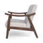 Fauteuil en lin capitonné 25,25 po Banju-33352922