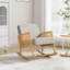 Linen Rocking Chair