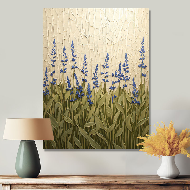 «Bluebell Forest III - Lily», impression murale sur métal, H 32 po x l 24 po x P 0,84 po