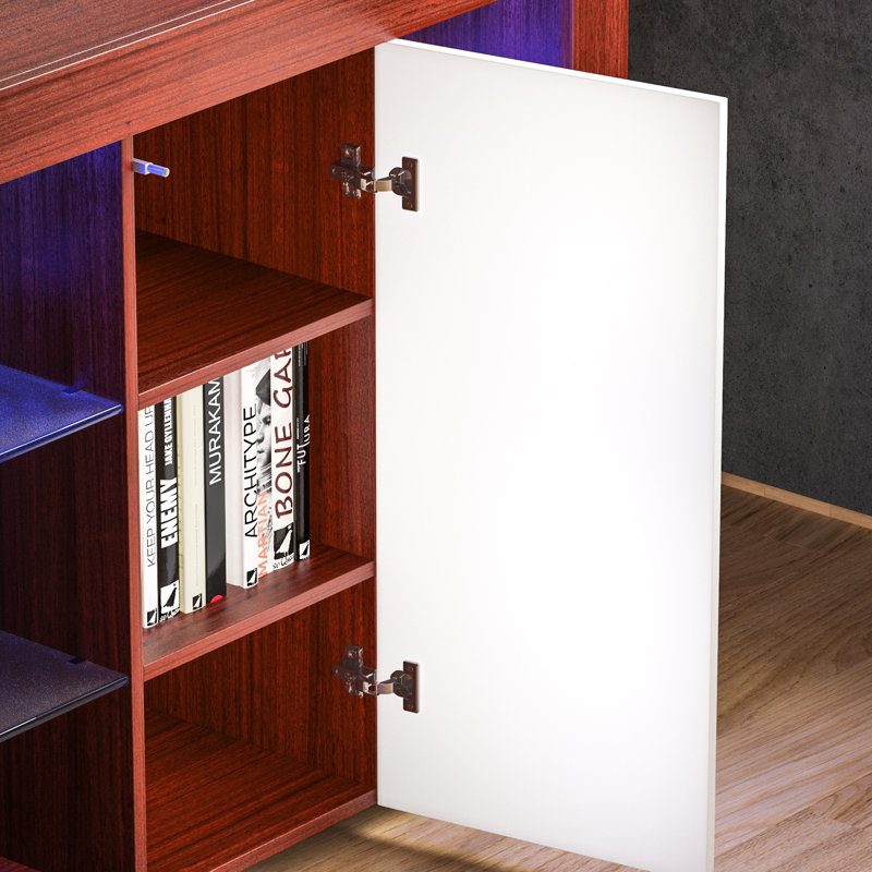Muskoka 97.99cm Sideboard, Walnut/White