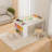 Kids Art Table And 2 Chairs Set With Baseplates