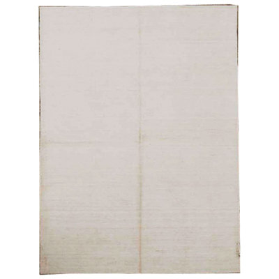Tapis beige noué à la main de haute qualité