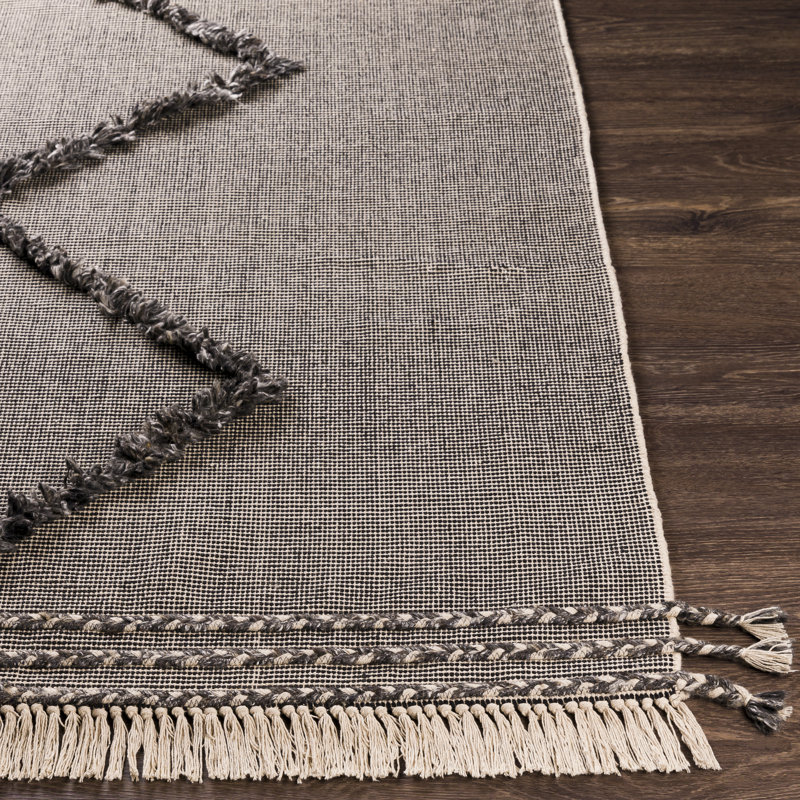Palo Alto Cotton Geometric Area Rug, Rectangle 8'6" x 12'