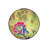 Green Multicolored Floral Detailed Woven Base Modern Decorative Carpet-1317820587