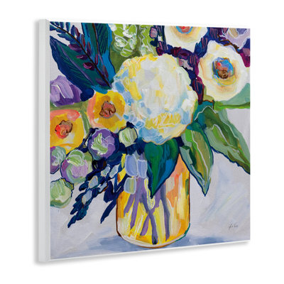 «My Flame Abstract Bouquet», plaque murale par Jeanette Vertentes