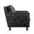 Full Grain Genuine Leather Armchair with removable back cushions Set Of 2-117402935