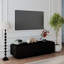 Console 58 po avec design en spirale unique et moderne avec meuble de rangement et meuble télé 2 tiroirs-1453390539