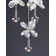 10 - Light Polished Chrome LED Cluster Pendant