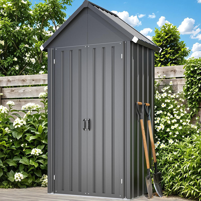 3 ft. W x 2 ft. D Metal Steep Slope Storage Shed