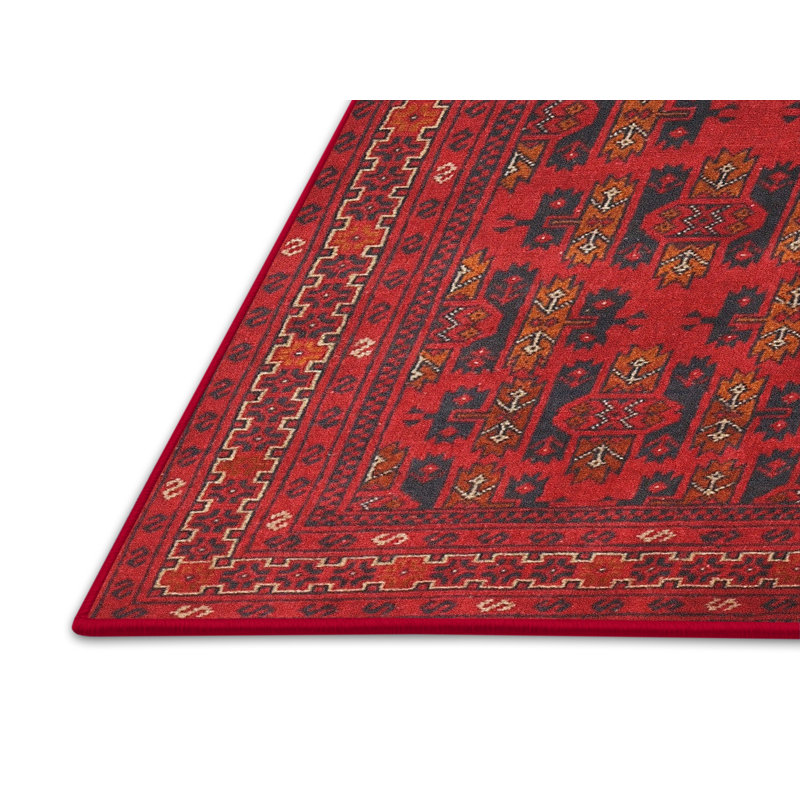 Tapis rouge à motif sud-ouest, Rectangle 4 pi x 6 pi