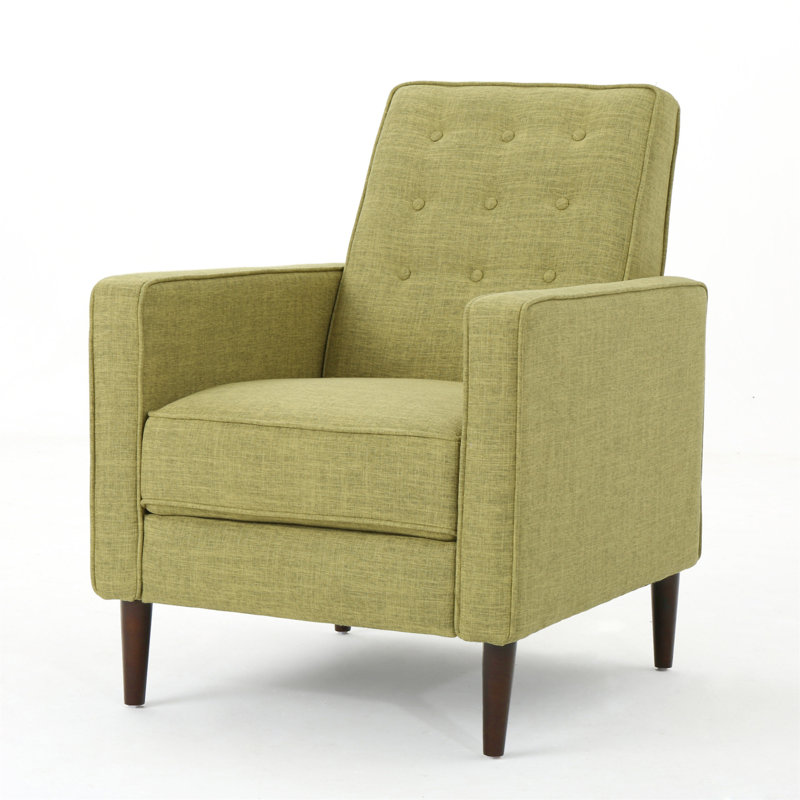 Fauteuil inclinable Aubrie, Tissu vert
