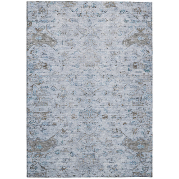Machine Washable Indoor/Outdoor Hashlamoun ACN2322 Global Rug