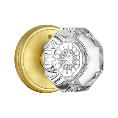 Coolnews Modern Grace Series Crystal Privacy Door Knobs
