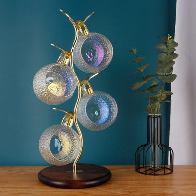 Gold Coffee Mug Tree Holder Stand Countertop