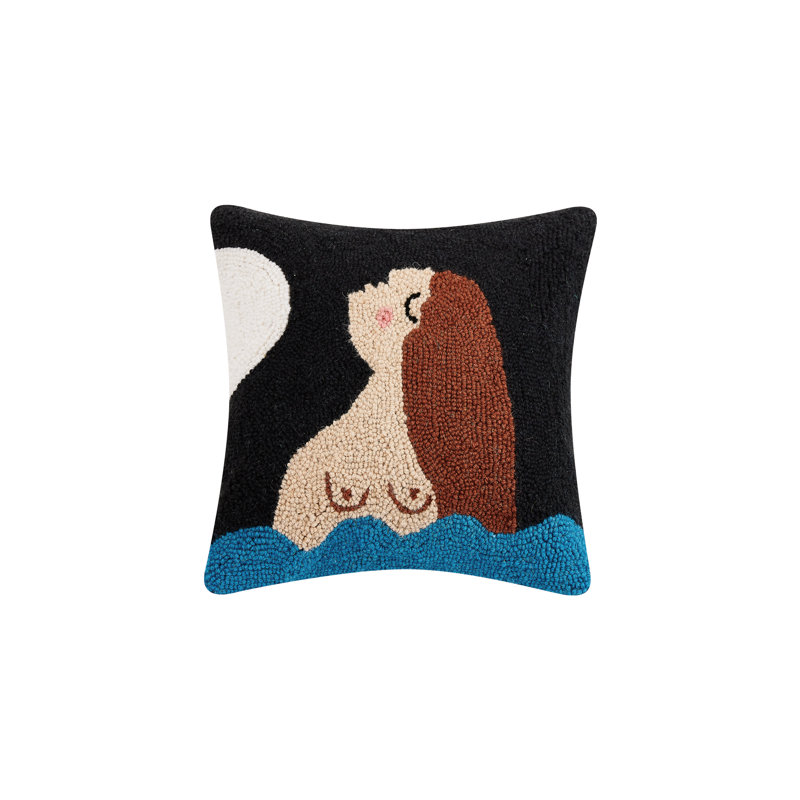 Swim Wool Hook Pillow