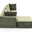 - 33001 comprimé, modulaire flexible pour l'aménagement d'appartements, aucun assemblage requis, tout esthétique, velours côtelé luxueux, 4 sièges avec cube d'usure en 33001, assemblage de pièce entièrement différent, structure,-1654022531-1654022529
